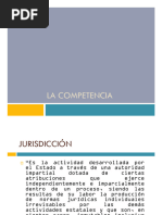 Unidad II - Diapositivas de Clase de Fecha 10-03-2022 - Competencia y Jurisdicción