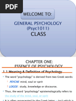 General Psychology PPT (2023)