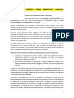 Bolilla 15 - Efectos Sobre Relaciones Juridicas Preexistentes