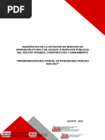 Diagnóstico de La Situación de Brechas de Infraestructura MVCS 25-27