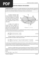 1.2.5 Composición de Fuerzas Coplanares