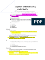 Diseño de Planes de Habilitación y Rehabilitación Completo Siquesi