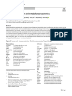 Immune Cell Metabolism and Metabolic Reprogramming