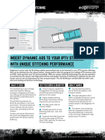 Iptv Ad Insertion Software Edgeware Datasheet