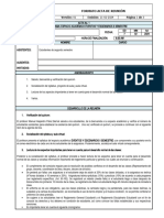 Acta de Inicio de Clases Eventos y Escenarios 2024-1