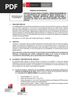 TDR-Asistencia Tecnica en Media Tension 22.9 KV MUNA