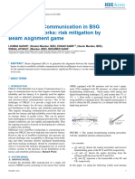 Ultra Reliable Communication in B5G Mmwave Networks Risk Beam Alignment Game