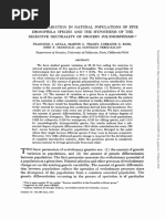 Genetic Variation in Natural Populations of Five