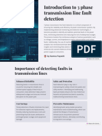 Introduction To 3 Phase Transmission Line Fault Detection: by Kamna Payashi