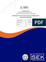 Instructivo de Asignatura de Seminario - Carrera de CS - de La Actividad Fisica y El Deporte VF