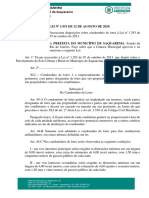 Lei 1951 de 12 de Agosto de 2020 Acrescenta Disposicoes Sobre Condominio de Lotes A Lei 1293