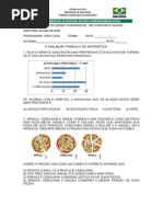 1 Avaliaçao de Recuperaçao de Matematica