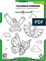 Hojas Pokemon para Colorear