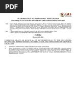 AUTHORISATION No. 24HFC53654635 Dated 12/03/2024 Proceeding No. T6/TNPCB/F.2847SPR/HWA/RL/SPR/2024 Dated 12/03/2024