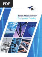 Bird Senors Test Measurement Catalog