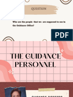 The Guidance Personnel