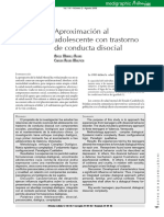 Investigacion - Aproximación Al Adolescente Con Trastorno de Conducta Social