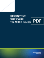 Proc Mixed - Sas User Guide