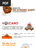 SCIENCE 10 Q1W7 Dynamic of The Earth