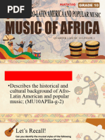 Q2 PPT MUSIC10 Lesson 1 Afro Latin Music