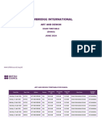 Cambridge International Art and Design Venue Schedule Dhaka