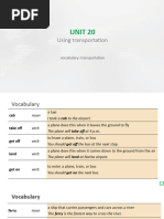 W16 S2 - Using Transportation
