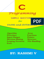 C Programming Sample Questions For Exams and Interviews Useful For Students in Exams and Interviews