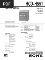 Sony HCD h551