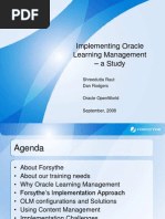 Oracle Learning Management