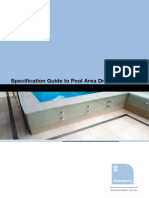 Specification Guide To Pool Area Drainage