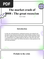 The Market Crash of 2008