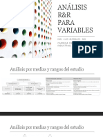 Análisis RR para Variables