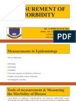 Epidemiology (Measurement of Morbidity)