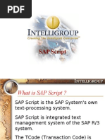 SAP Scripts