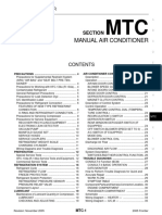 Manual Air Conditioner: Section