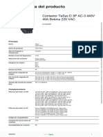 TeSys Deca Contactors - LC1D40AM7