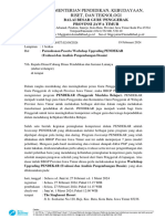 Permohonan Peserta Workshop Upgrading PENDEKAR (Evaluasi Dan Analisis Peengembangan Desain)