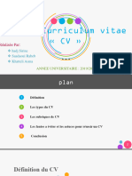 Thème: Curriculum Vitae CV : Hadj Sirine Saadaoui Rabeb Khatteli Asma