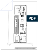 Vue de Plan RDC: Echelle 1/75 Eme