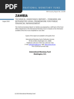 F. Kuteesa Et. Al. "Zambia - Towards An Integrated Legal Framework For Public Financial Management", IMF Technical Assistance Report, August 2015