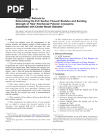 Determining The Full Section Flexural Modulus and Bending Strength of Fiber Reinforced Polymer Crossarms Assembled With Center Mount Brackets