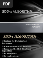 SDD 1 Algorithm