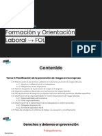 Vídeo-Tutoría 3 - Planificación de La Prevención de Riesgos (Tema 6 UF2)