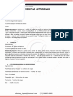 Receitas Da Nutri Vegetarianas Modelo Novo