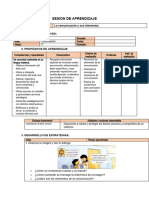 SESION DE APRENDIZAJE La Comunicacion y Sus Elementos