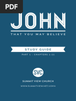 Book of John Study Guide 