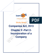 Companies Act - Chapter 2 Incorporation of A Company Part 2