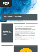 Rayasandra Lake Land