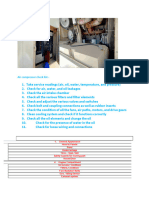 Air Compressor Check List