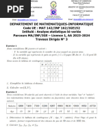 TD 3 Mat 142-Inf 162-Ige152